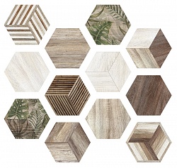 Africa hexa (23,2*26,7) керам. (0,05/16/0,75) (12 вар.)